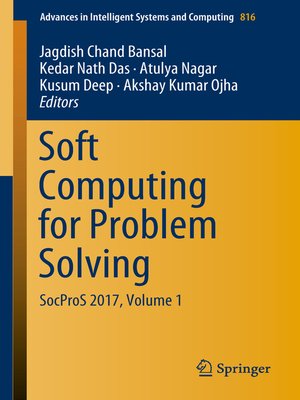 cover image of Soft Computing for Problem Solving